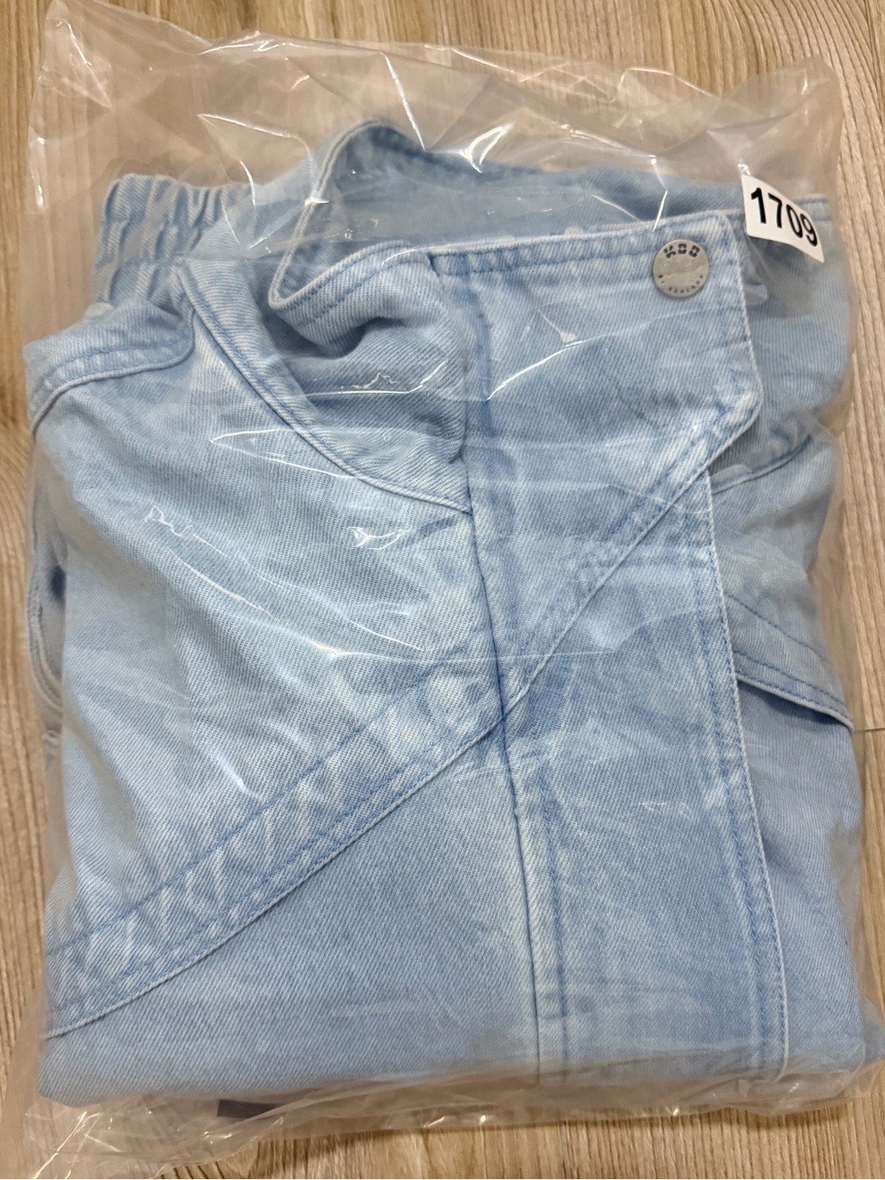 KBB by KAHLANA Women's 'The Denim Bomber Jacket' - Medium Wash - M or L - Picture 15 of 15